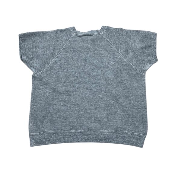 Women’s Vintage Russell Athletic Sweat top sleeveless grey cotton 1970s - Picture 6 of 6